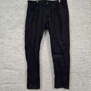 J Brand Tyler Jeans Men's 36 Raw Black Denim Perfect Slim Fit